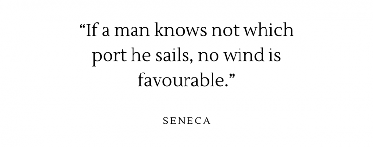 If you don’t know where you are going, its hard to know if you are on track!