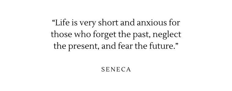 Where is your mind today? What can you do right now to take care of the present?